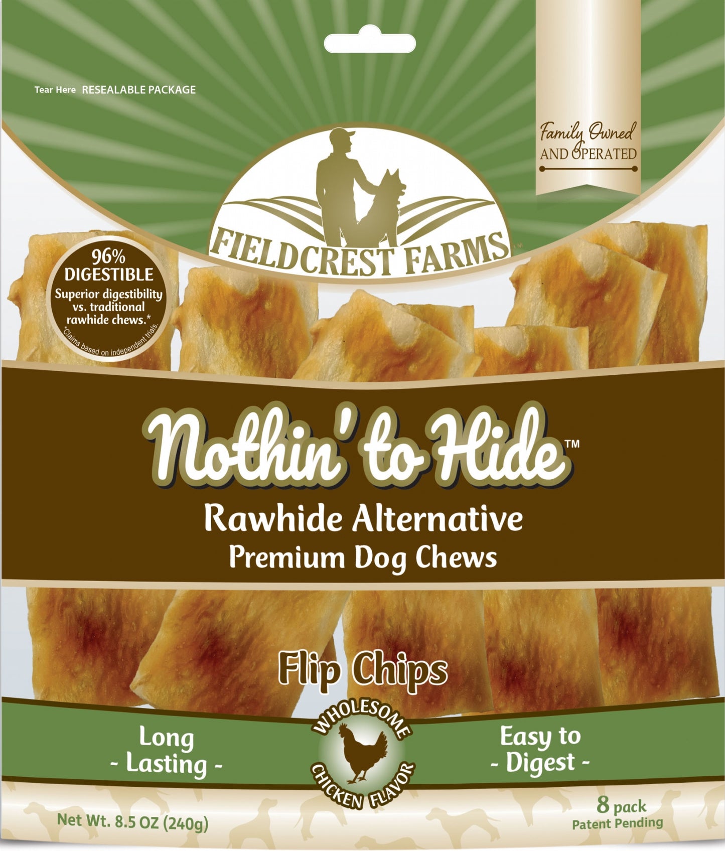 Fieldcrest Farms Nothin' To Hide Rawhide Alternative Flip Chips