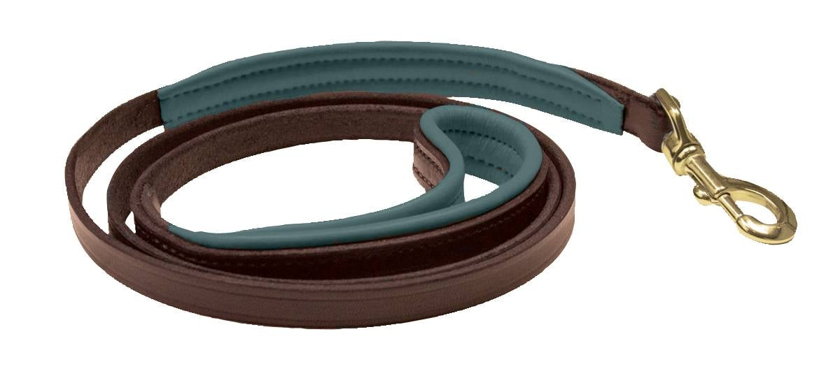 Perri's Skinny Padded Leather Dog Leash