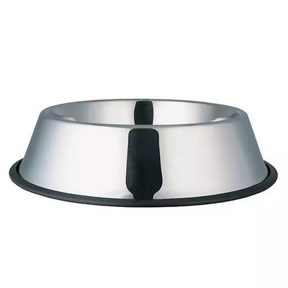 Indipets Stainless Steel No-Tip Dog Bowl