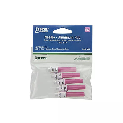 Ideal Aluminum Hub Needles - 5 Pack