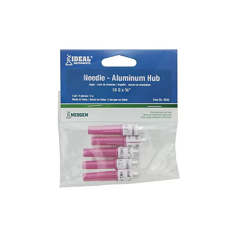 Ideal Aluminum Hub Needles - 5 Pack