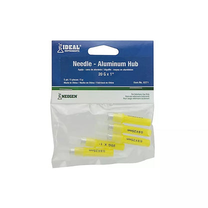 Ideal Aluminum Hub Needles - 5 Pack