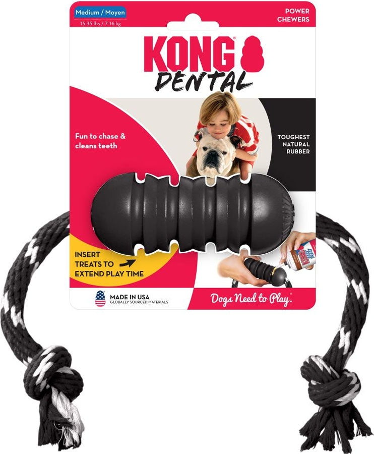 KONG Extreme Dental with Rope Dog Toy