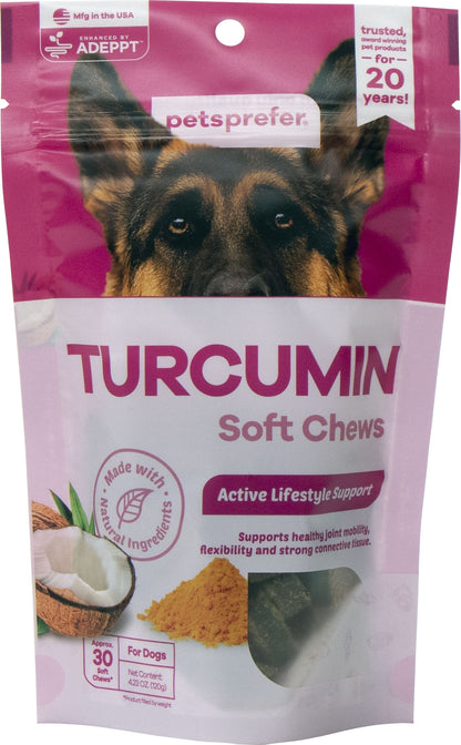 PetsPrefer TurCumin Immune Support Soft Chew Dog Supplement