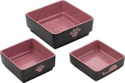 Four Square Dog Dish