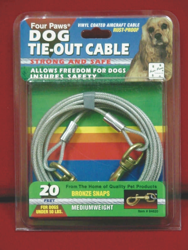 Medium Weight Tie Out Cable For Dogs