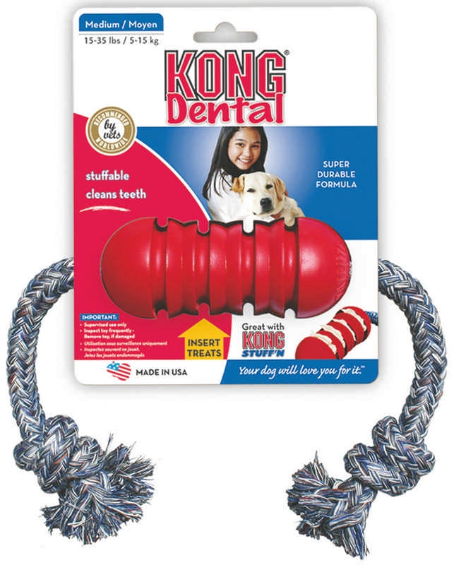 KONG Dental Chew with Rope For Dogs