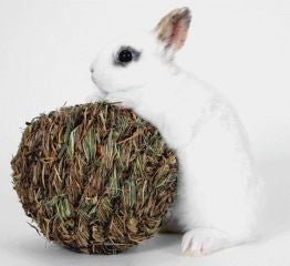 Edible Woven Grass Ball Mat For Rabbits/Small Animals