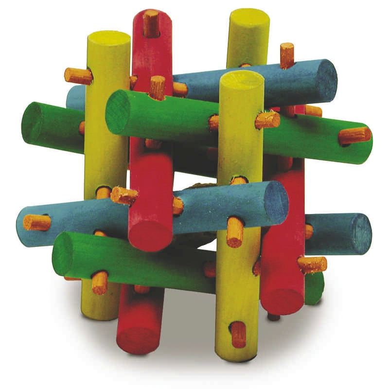 Nut Knot Nibbler Chew 3.5x4x4 Multi