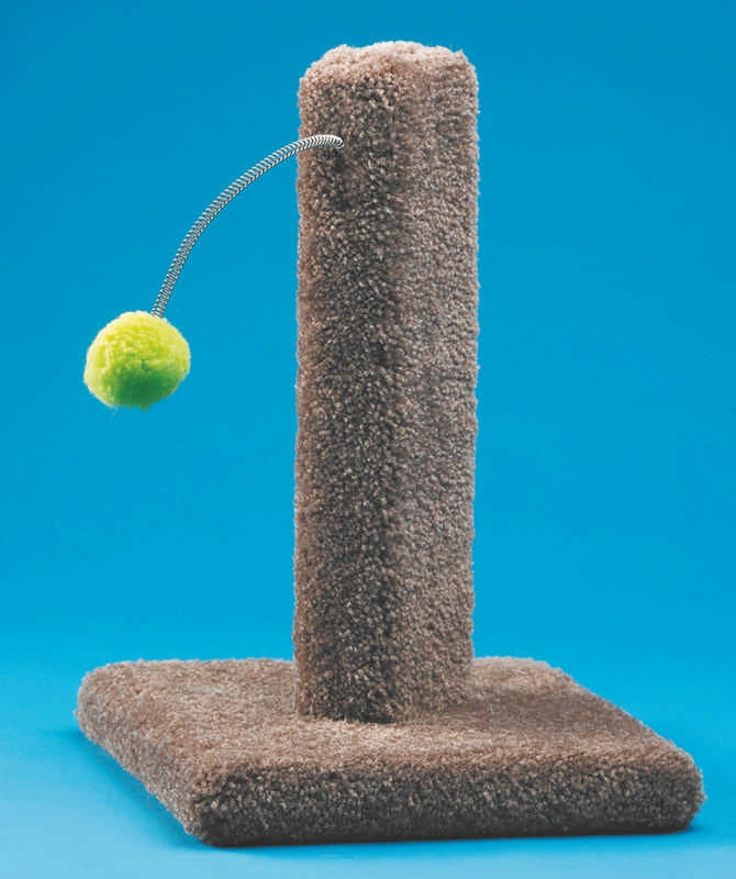 Kitty Cactus With Pom Pom Scratching Post With Toy