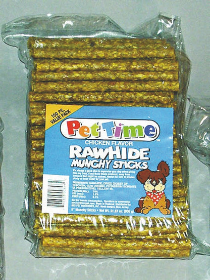 5 Inch Rawhide Munchy Sticks