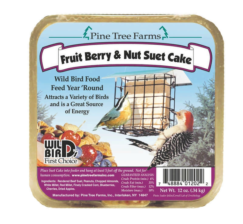 Fruit Berry wild bird Suet Cake