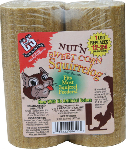 C&S Nut N Sweet Corn Squirrelog