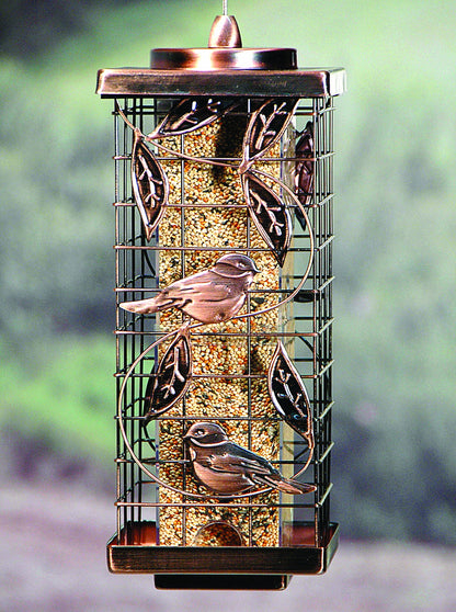 Caged Tube Squirrel-Resistant Feeder