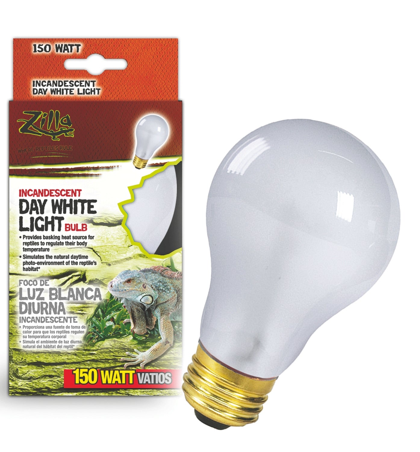 Zilla Day White Light Incandescent Bulb