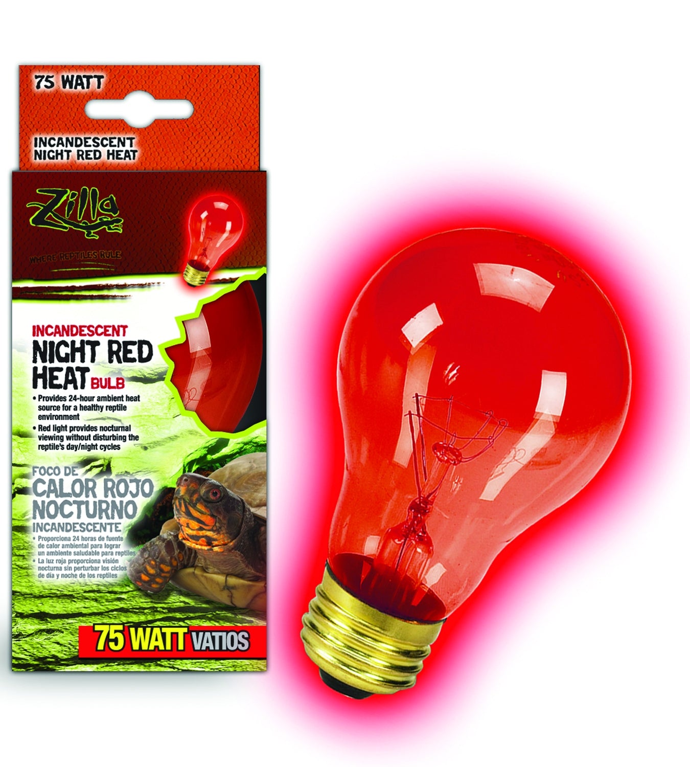 Zilla Night Red Incandescent Bulb