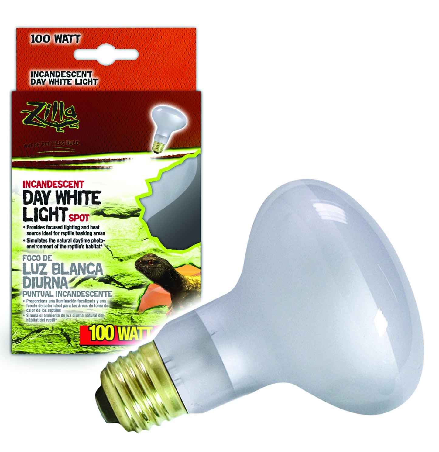 Zilla Day White Incandescent Spot Bulb