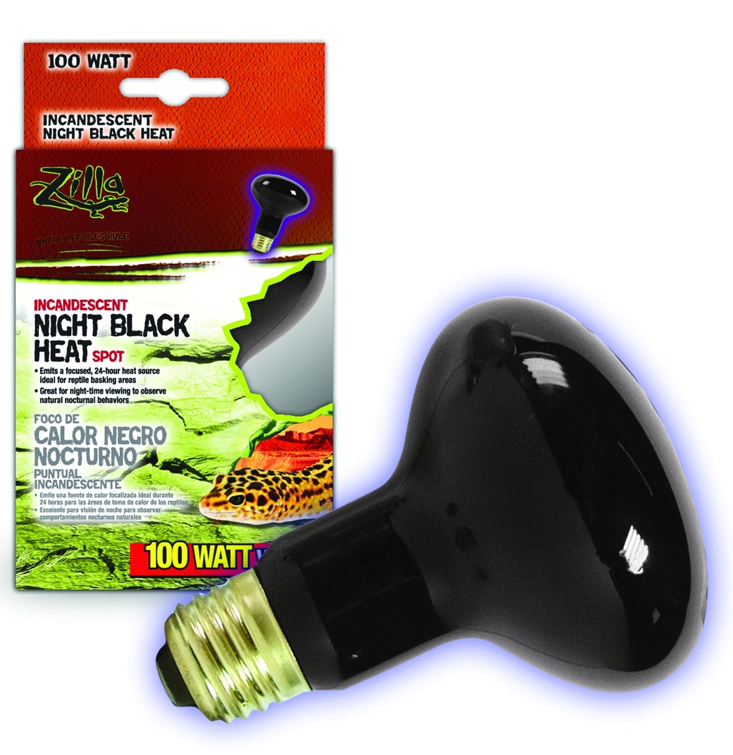 Zilla Night Black Incandescent Spot Bulb