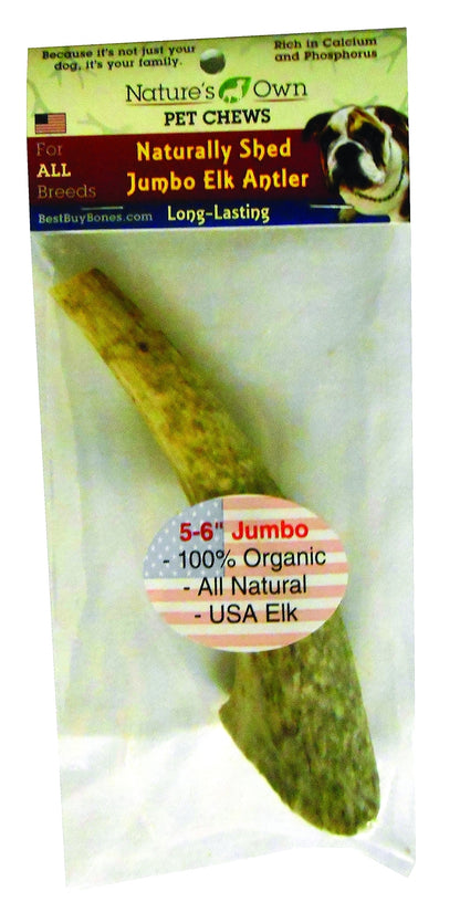 Nature's Own Pet Chews Packaged Jumbo Naturally Shed Antler