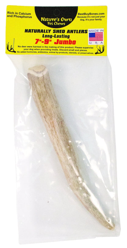 Nature's Own Pet Chews Packaged Jumbo Naturally Shed Antler