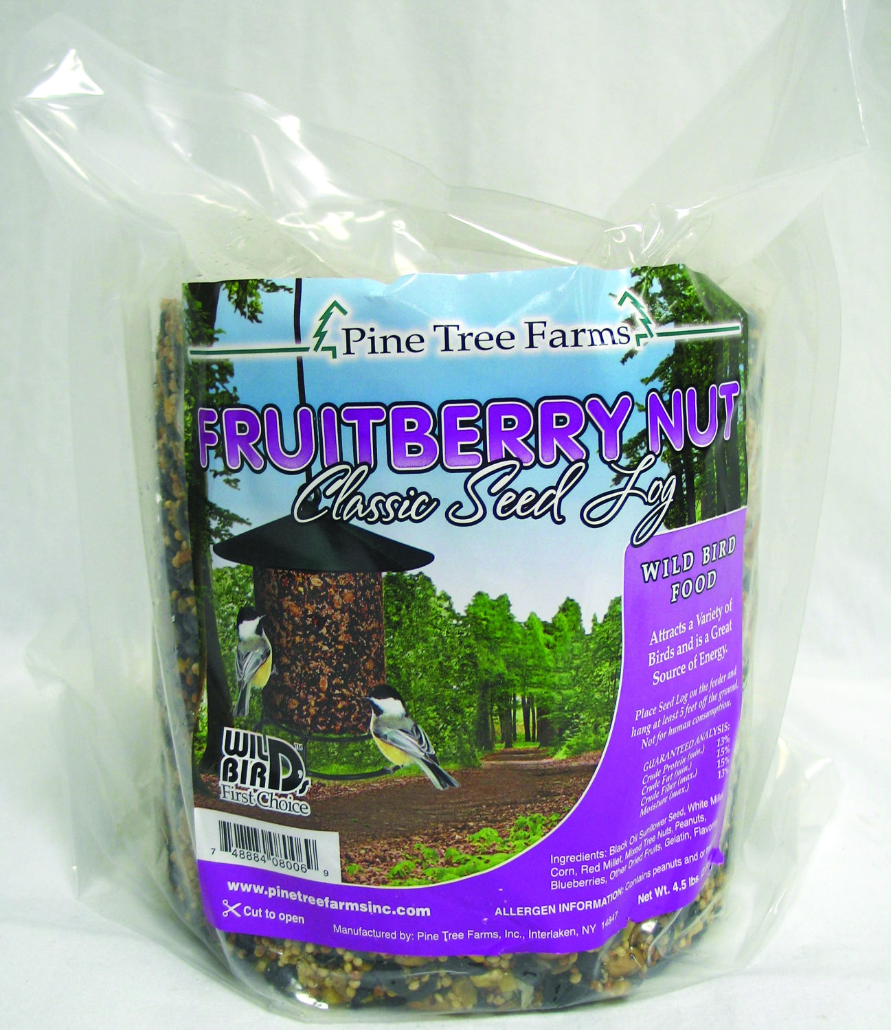 Pine Tree Farms Fruit-Berry-Nut Classic Seed Log