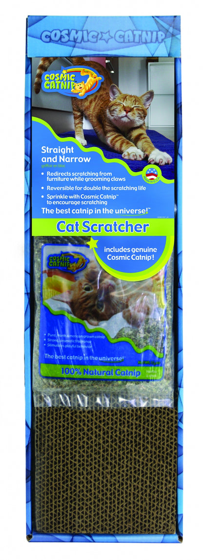 Cosmic Catnip Single Wide Corrugated Scratcher