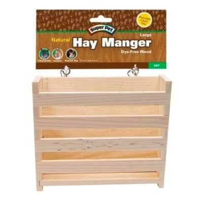 Super Pet Natural Wooden Hay Manger