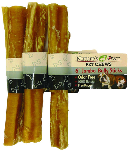 Nature's Own Pet Chews Odor-Free Bully Sticks