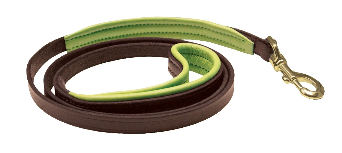 Perri's Skinny Padded Leather Dog Leash