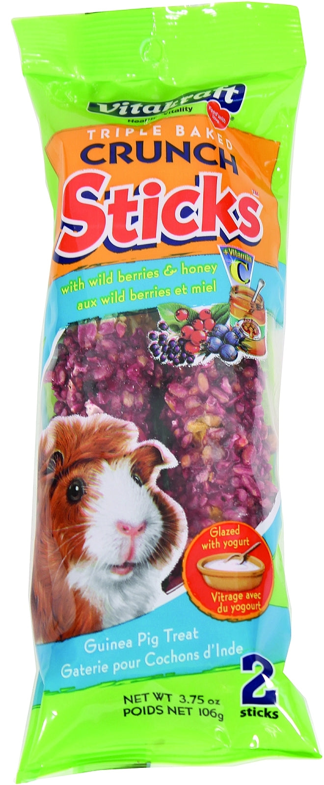 Vitakraft Triple Baked Crunch Sticks Guinea Pig Treat