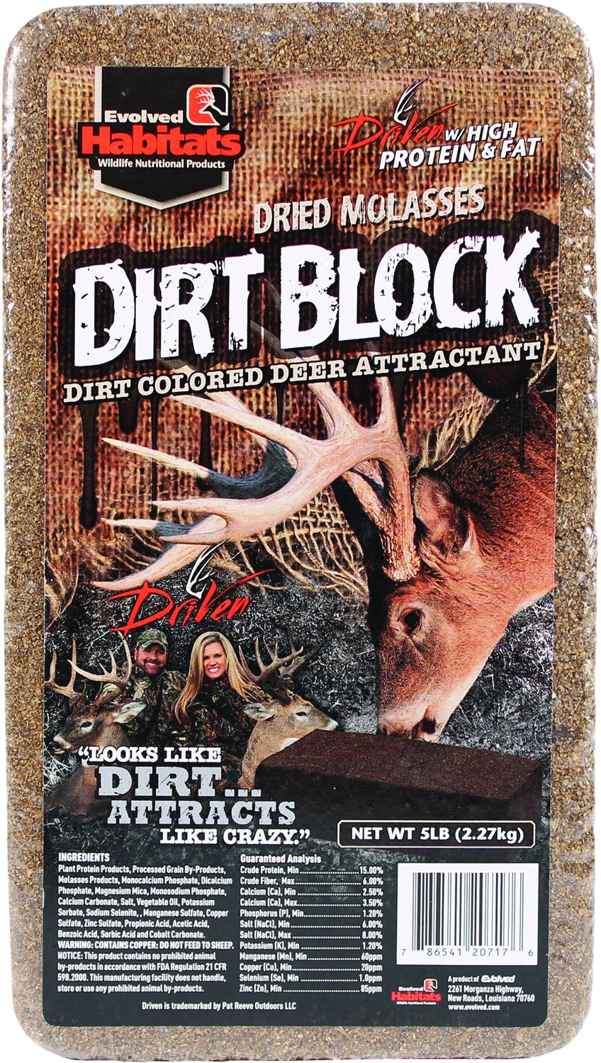 Habitats Dried Molasses Dirt Block