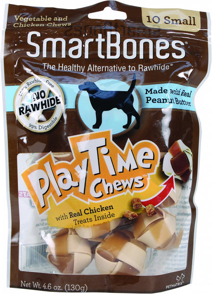 SmartBones Playtime Chews With Real Chicken Treats