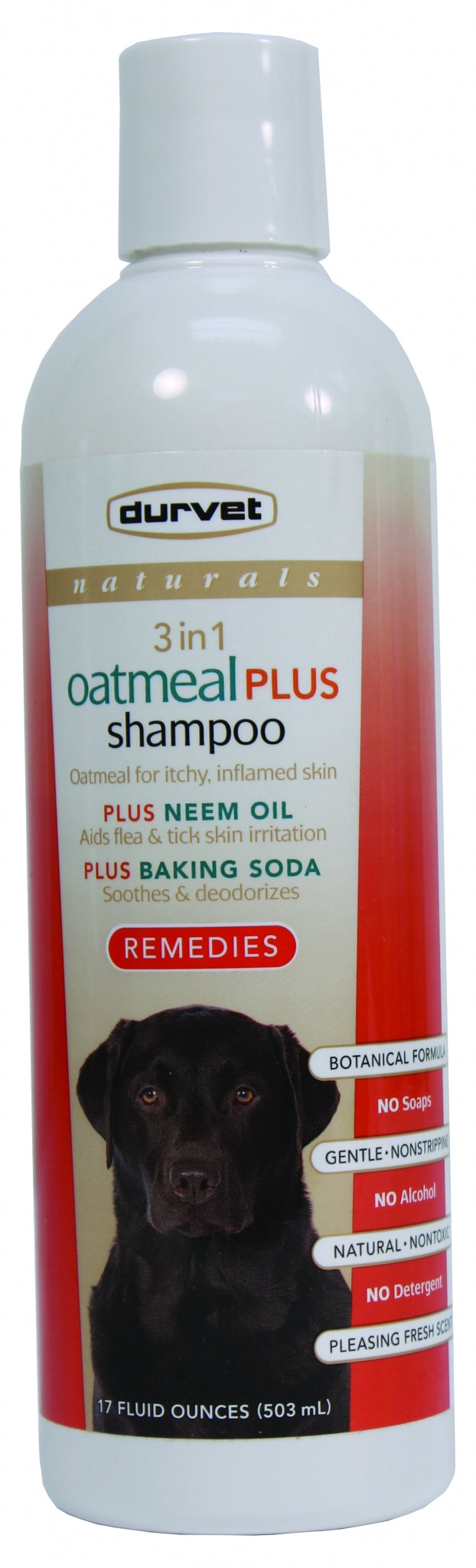 Durvet Naturals 3 In 1 Oatmeal Plus Shampoo