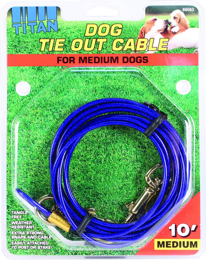 Titan Medium Cable Dog Tie Out