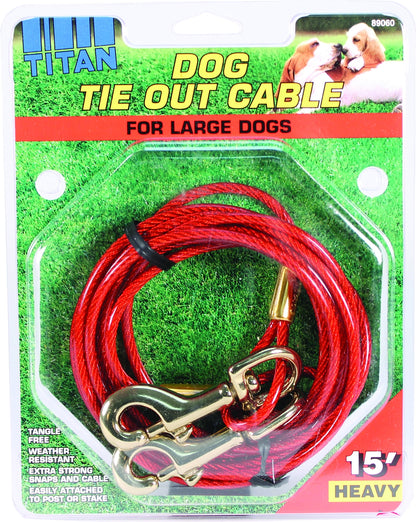 Titan Heavy Cable Dog Tie Out