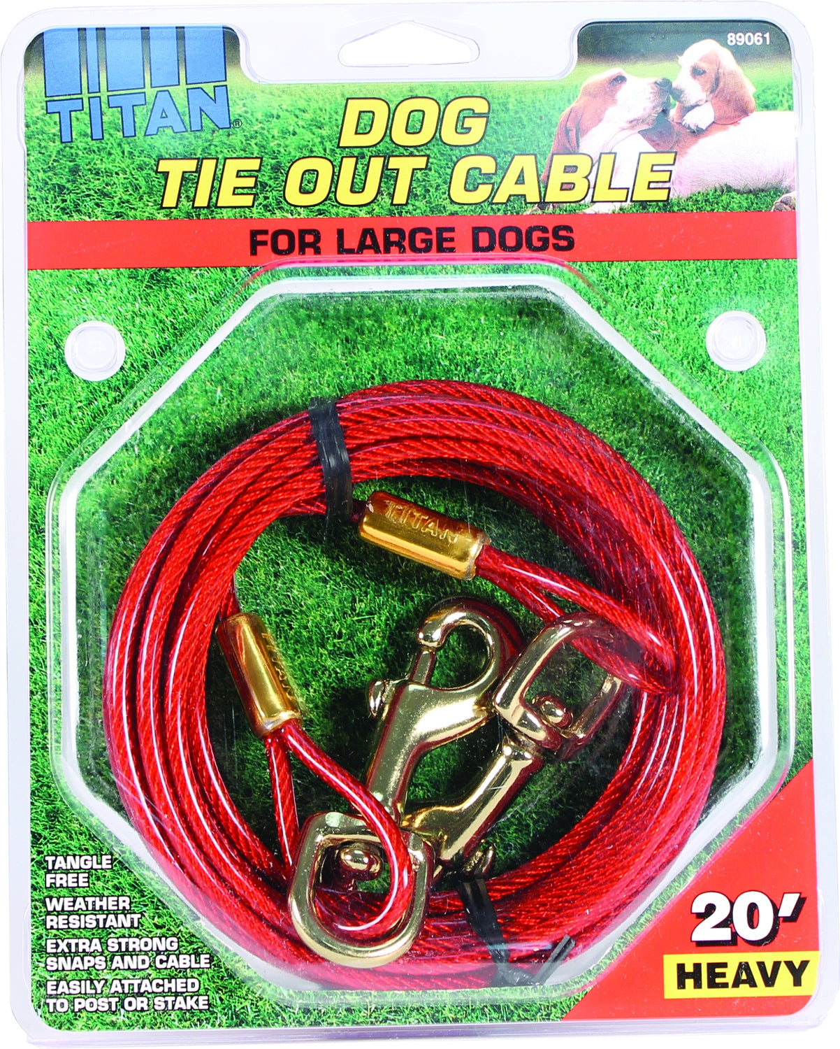 Titan Heavy Cable Dog Tie Out