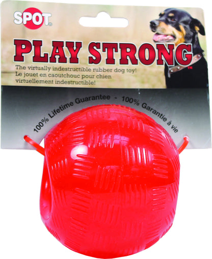 SPOT Play Strong Rubber Ball Dog Toy