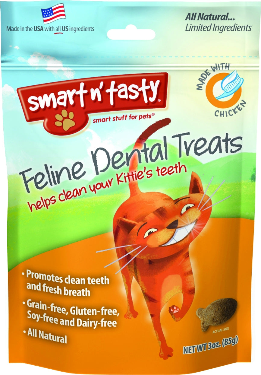 Smart 'N Tasty Feline Dental Treats - Chicken