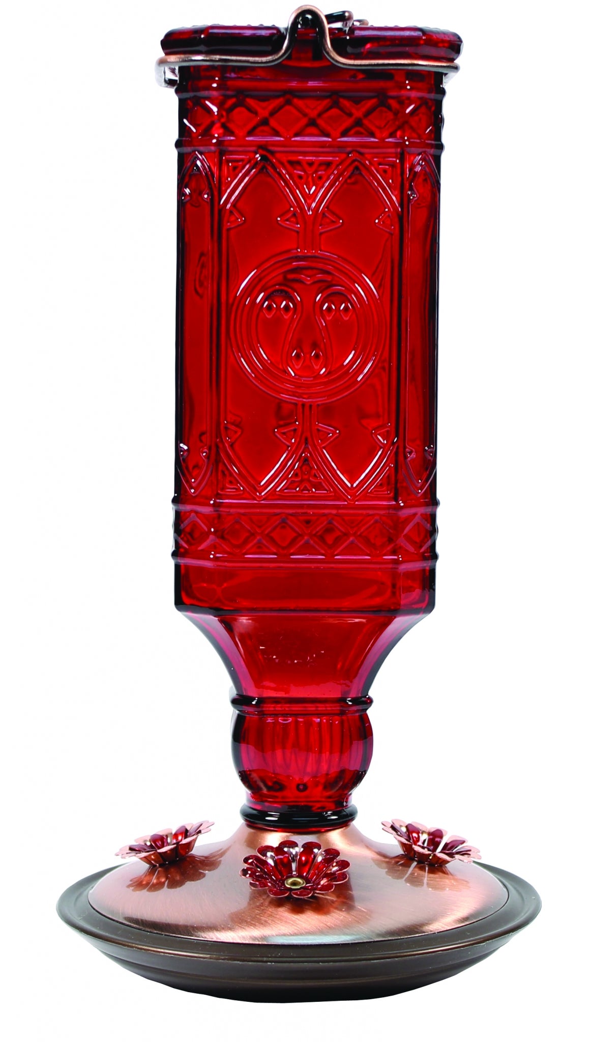 Perky Pet Red Square Antique Hummingbird Feeder