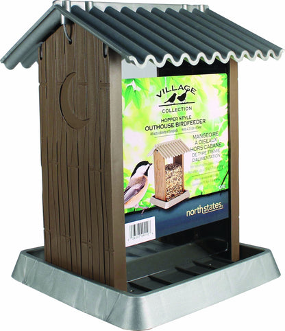 Village Collection Outhouse Bird Feeder 4.25lb