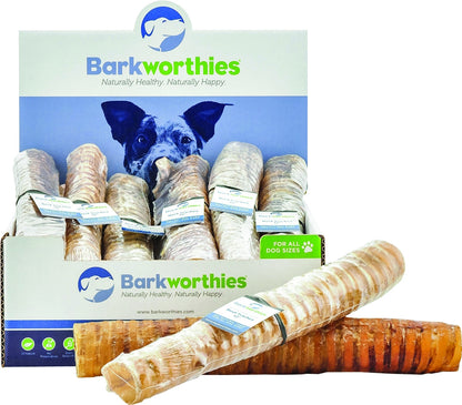 Barkworthies All Natural Beef Trachea Dog Chew