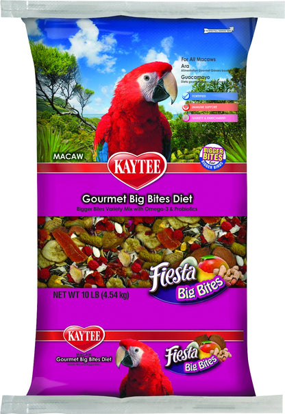 Kaytee Fiesta Gourmet Big Bites Diet For Macaws