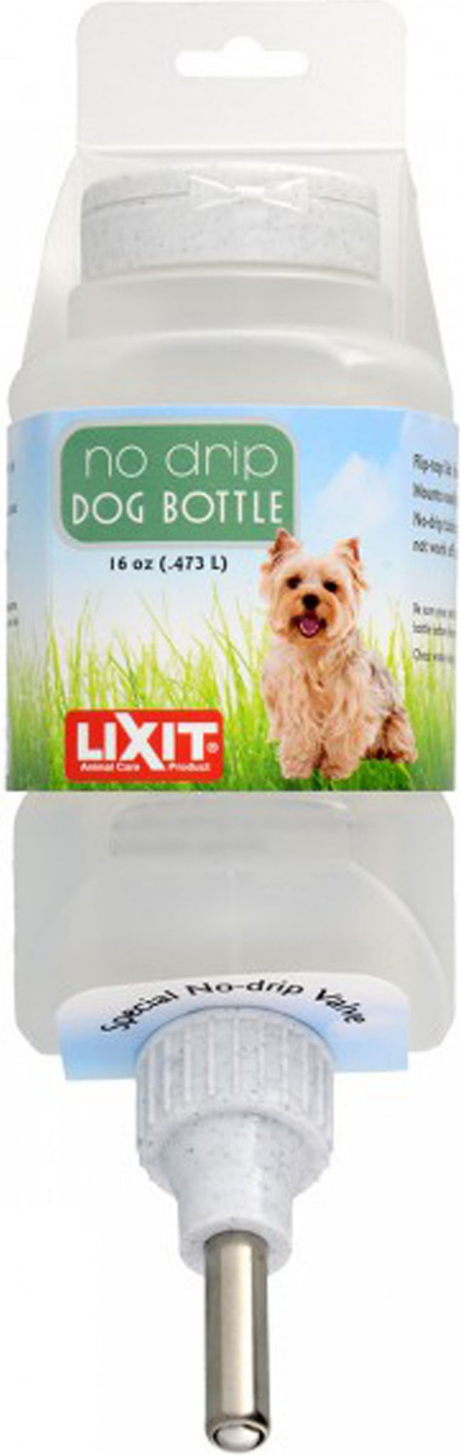 Lixit Flip Top No Drip Dog Water Bottle