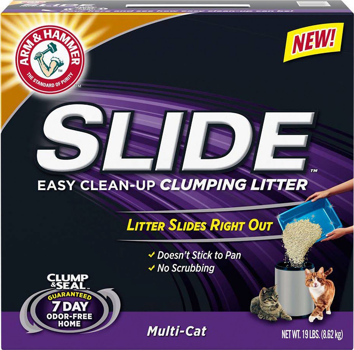 Church & Dwight Co Inc Slide Mulitcat Clumping Cat Litter