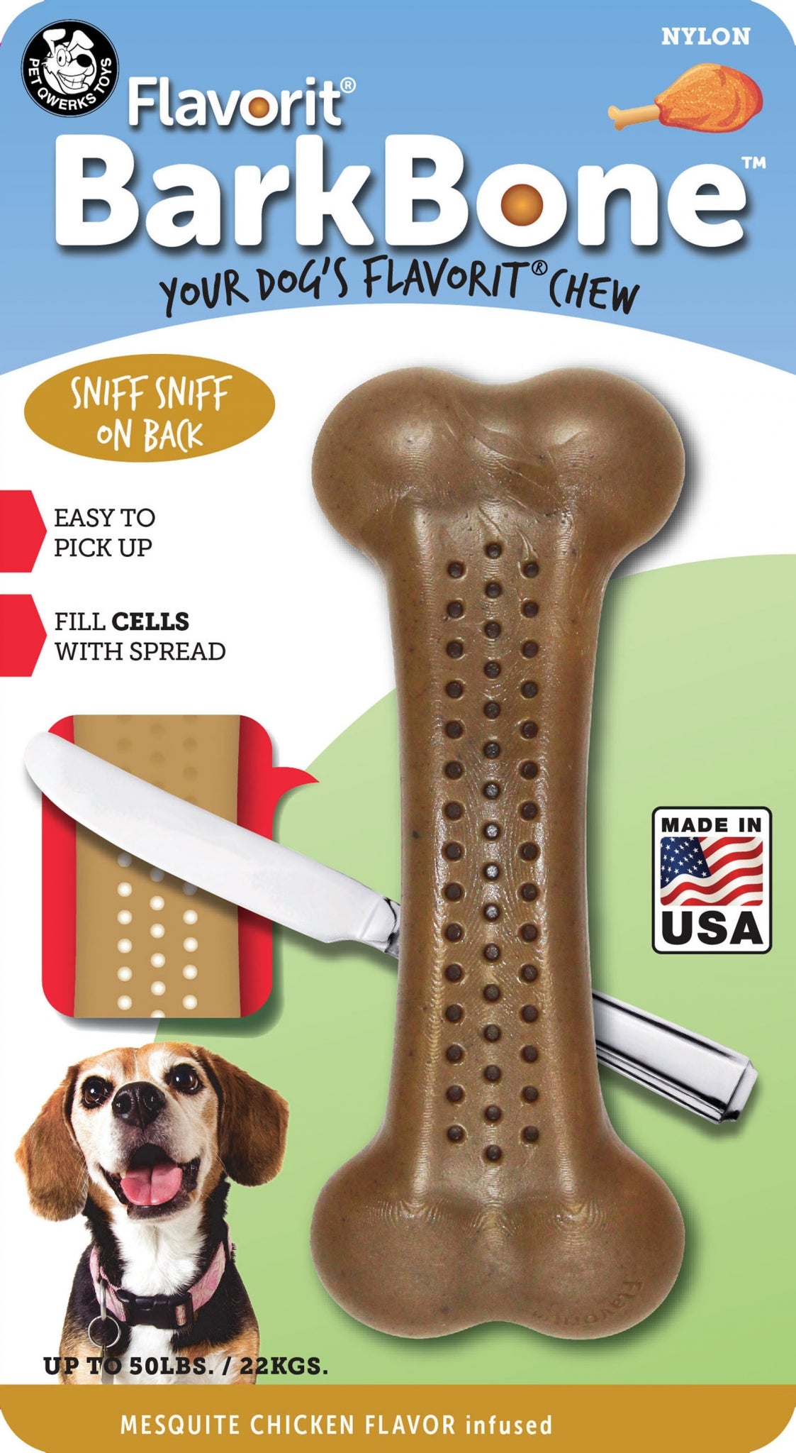 Barkbone Mesquite Flavored Nylon Bone