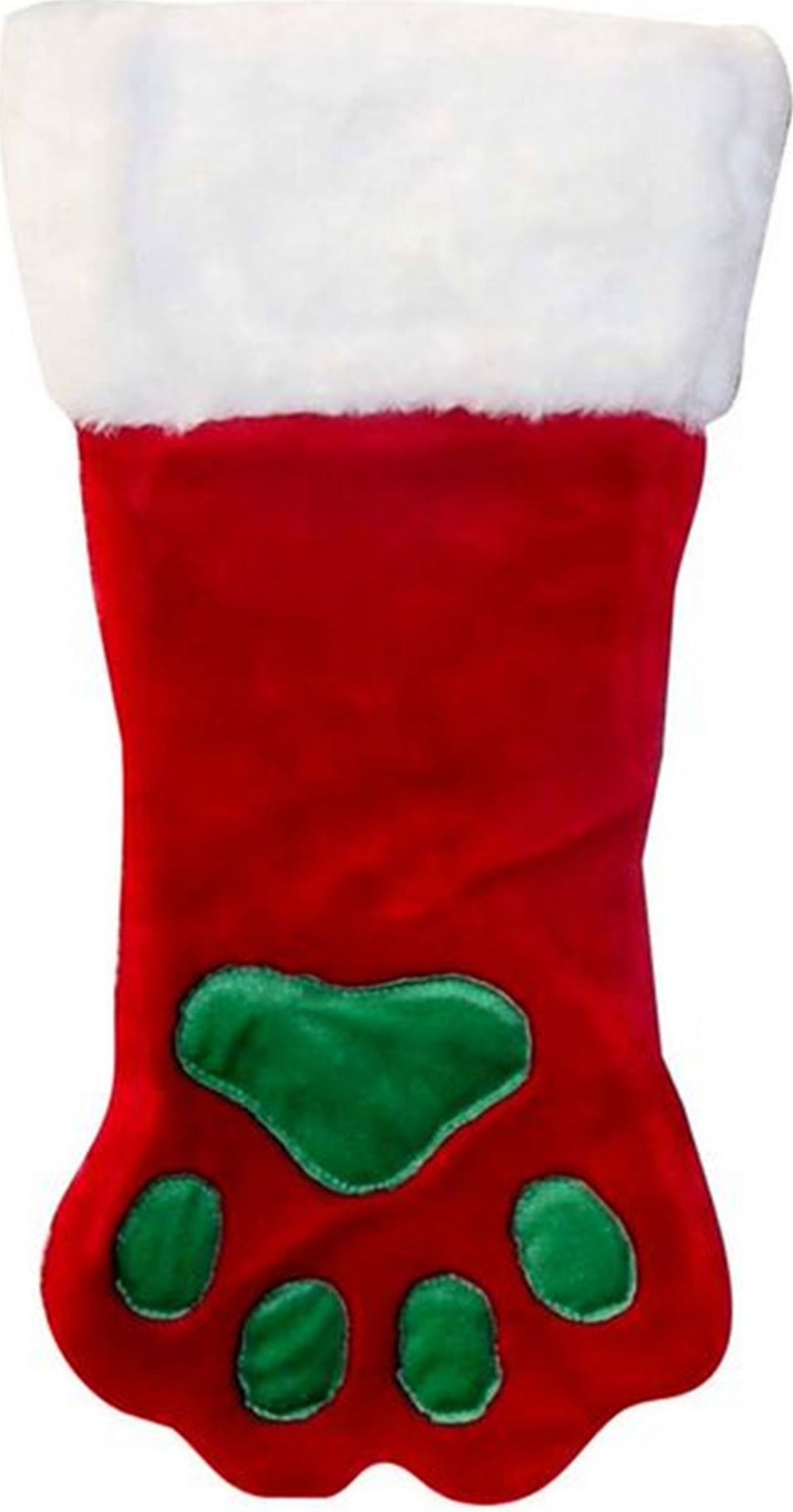 Soft Plush Paw Stocking