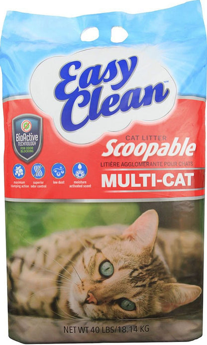 Easy Clean Multi-Cat Scoopable Cat Litter