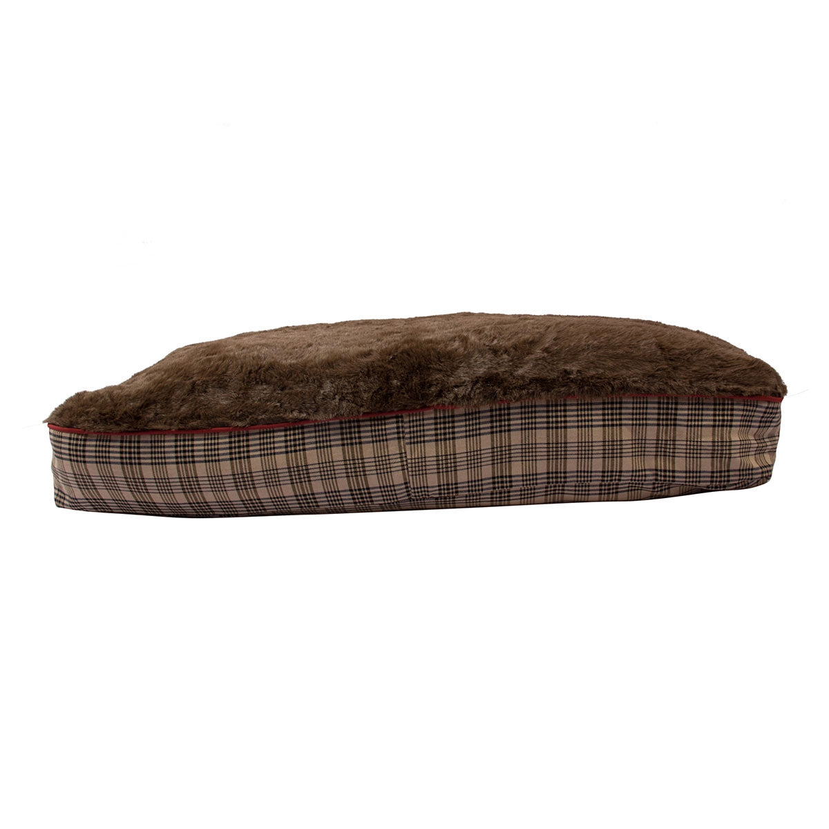 Baker Dog Bed With Baker Plaid Trim - Rectangular