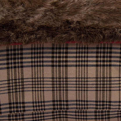 Baker Dog Bed With Baker Plaid Trim - Rectangular