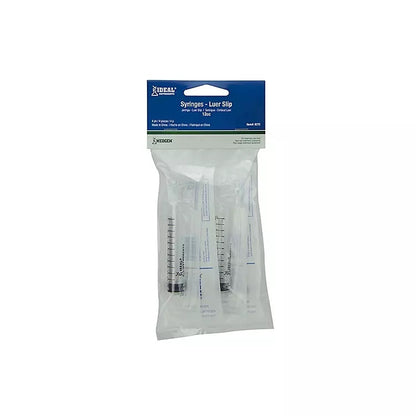 Ideal Disposable Luer Slip Syringe Pack